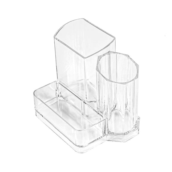 HannLk Makeup Storage Box Acrylic Construction Adjustable Cosmetic Organizers