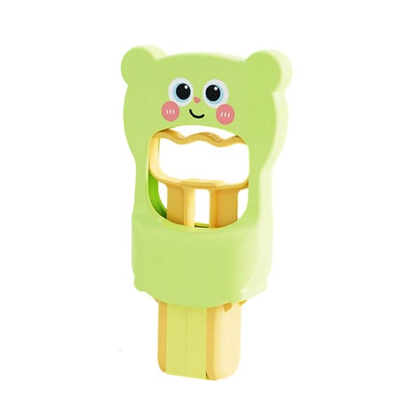 HannLk Miniature Mop Foldable Squeezing Adorable Bear Look Lightweight ABS Cleaning