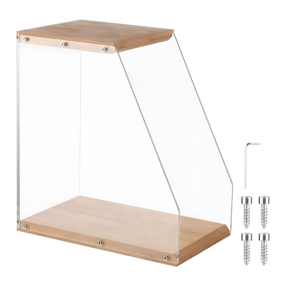 HannLk Multi Functional Wood Storage Box Perfect For Records Books And Magazines