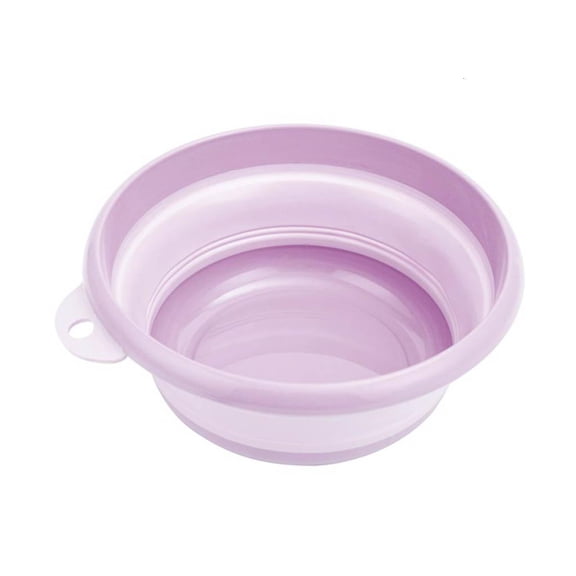 HannLk Multi-Purpose Collapsible Wash Basin Portable Folding Catch Basin with Hanging Hole Save Storage Space Washbasin Home