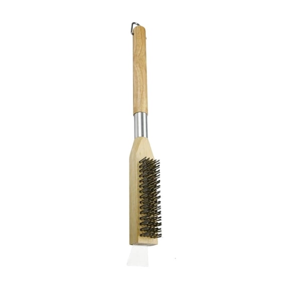 HannLk MultiPurpose Kitchen Cleaning Brush Pizza Oven Brush Heat Resistant Bristles