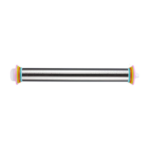 HannLk Nonstick Stainless Steel Rolling Pin For Healthy Cooking Baking Dough Roller