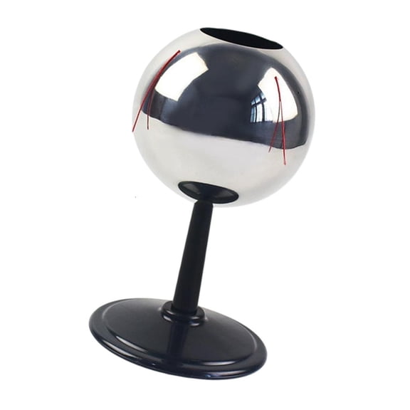 HannLk Physics Classroom Faraday Cylinder Demonstrator with Metal Shell and Stand