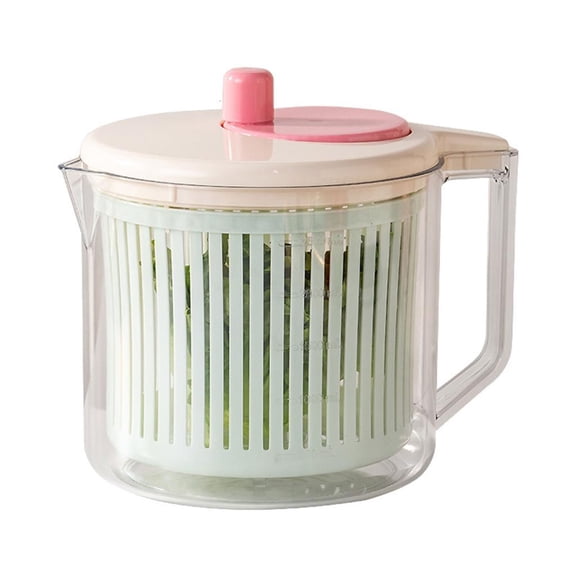 HannLk Plastic Fruit Spinner Vegetable Dehydrator with Handle Kitchen Supplies