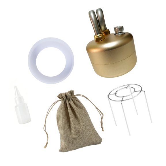 HannLk Portable Metal Liquor Stove Comprising Stove Suitable for Outdoor Cooking