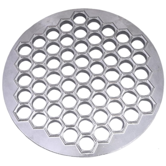 HannLk Practical Aluminum Dumpling Maker 61 Cavity Mould For Handmade Pelmeni Making