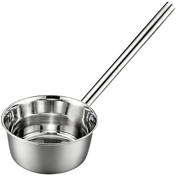 HannLk Practical Stainless Steel Ladle Long Handle Water Spoon For Home Cooking