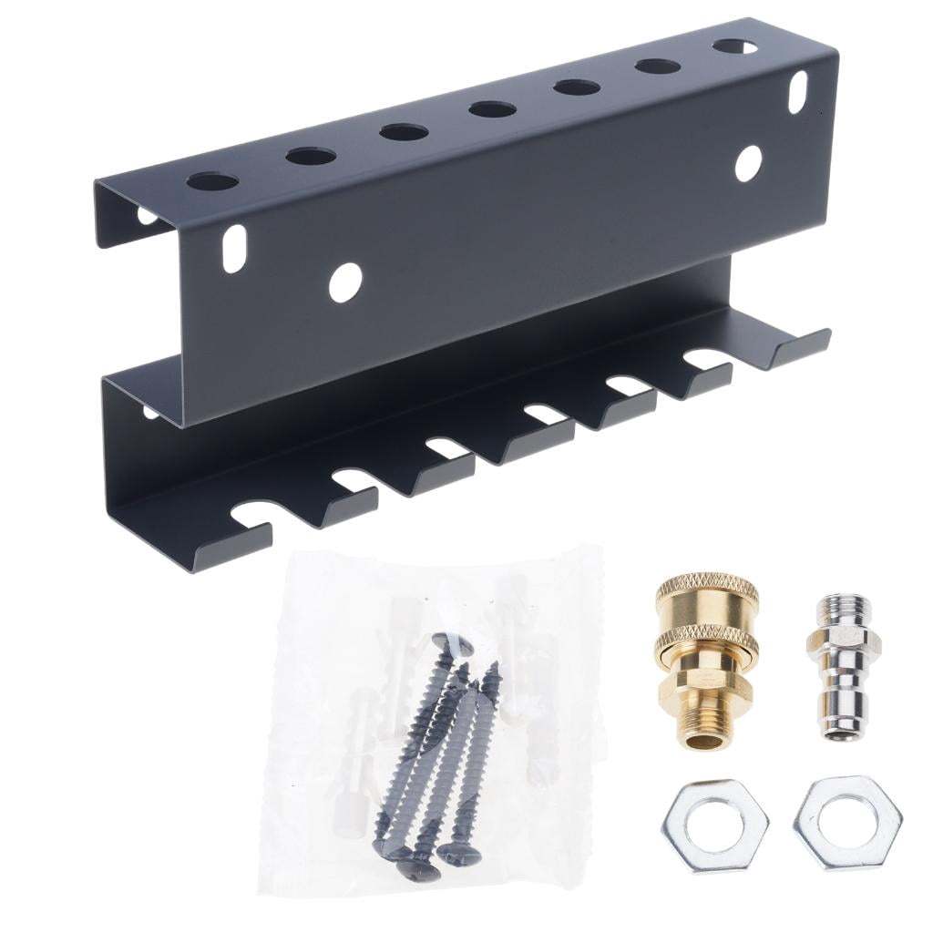 HannLk Pressure Washer Guns Rack Wall Mount Organiser For Nozzles And Accessories
