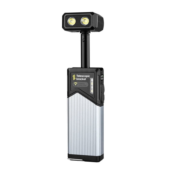 HannLk Rechargeable Camping Lamp With Extendable Arm For Tent Outdoor Activity