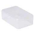 thumbnail image 1 of HannLk Rectangular Plastic Clear Transparent Storage Box Collection Container Organizer, 1 of 16