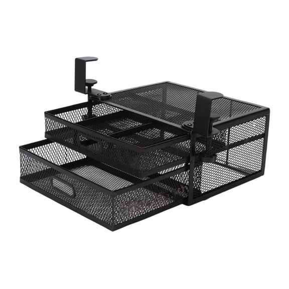 HannLk Sliding Drawer Metal Storage Unit for Under Desk Home Office Organization Tool