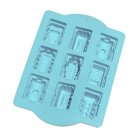 HannLk Small Train Cake Molds Nonstick Train Cake Baking Molds for Soap Silicones
