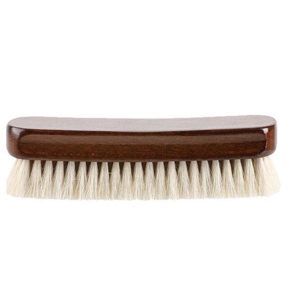 HannLk Soft Wool Shoe Brush Scratchprevent Cleaning Brush for Delicate Items