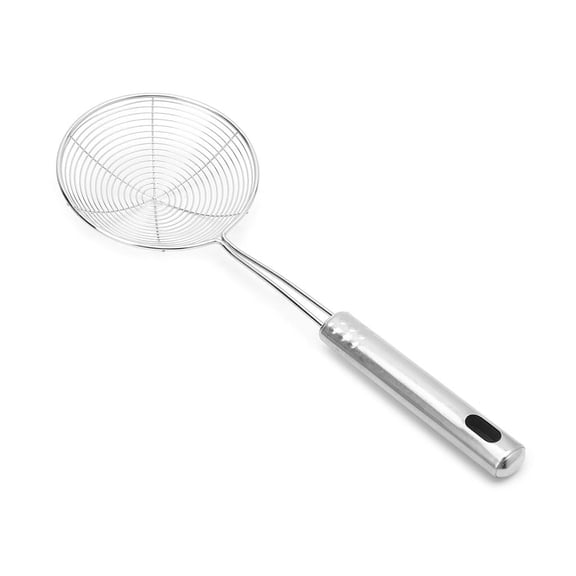 HannLk Solid Spider Strainer Skimmer Ladle With Handle Stainless Steel Kitchen Tool