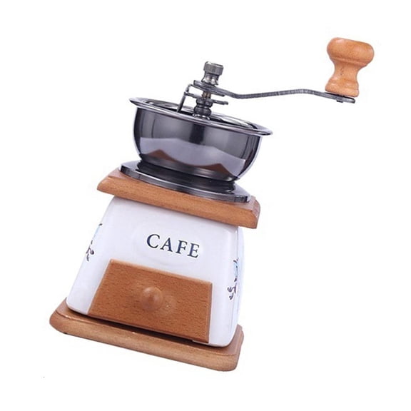 HannLk Space Saving Manual Coffee Bean Grinder Hand Operated Office Coffee Equipment