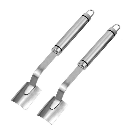 HannLk Stainless Steel Corn Shucker Tool Long Handle Kernel Stripper Kitchen Gadget