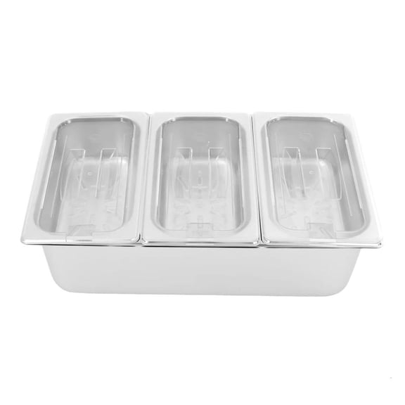 HannLk Stainless Steel Rectangular Food Serving Pan for Event and Catering Services