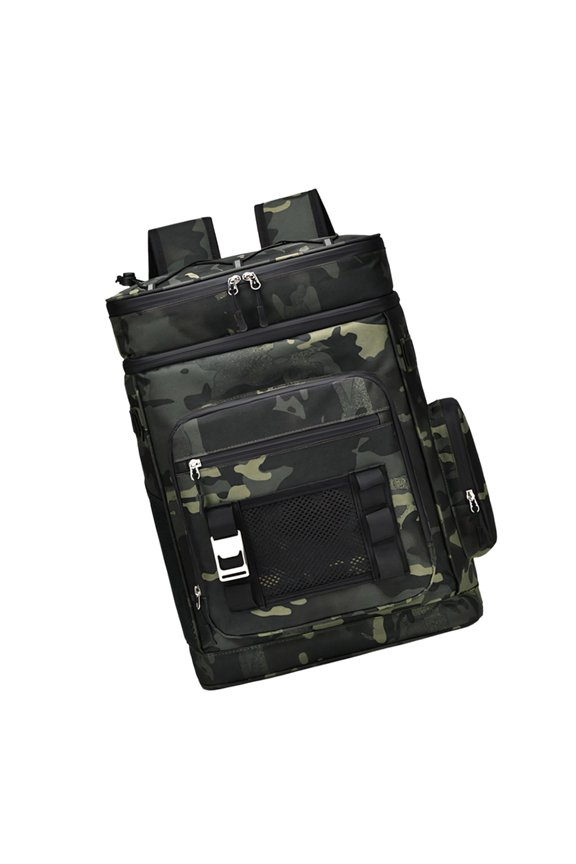 Strong Cloth Backpack Contains Wide Shoulder Support And Numerous Compartments