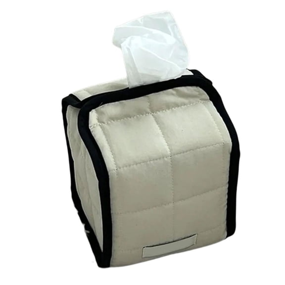 HannLk Stylish Square/Round Tissue Box Easy Access Space-saving Roll Paper Holder