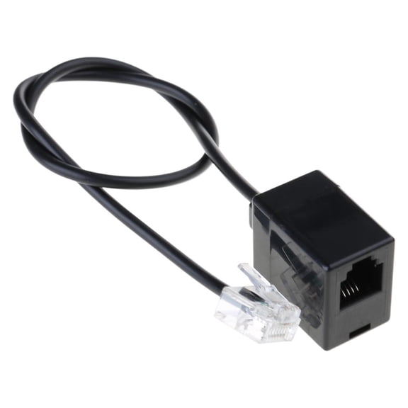 HannLk Telephone Adapter Cord RJ45 to RJ11 Converter Connector Cable for Modem