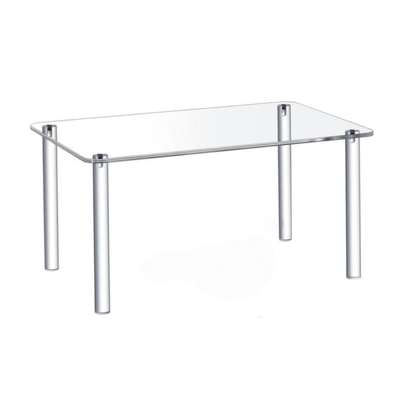 HannLk Transparency Acrylic Plant Shelf for Greenery Display Flower Pot Stoarge Rack