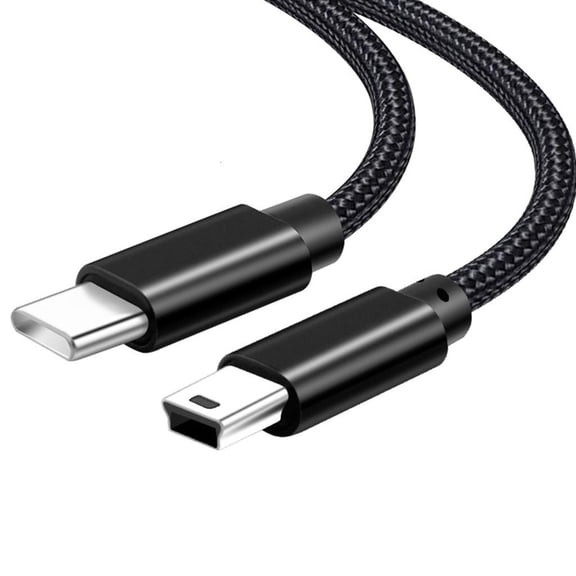 HannLk Type-C to Mini USB Quick Charging Cable Cord Charger Wire Data Transfer Line