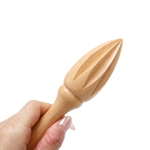 HannLk Wood Citruses Reamer Manual Lemon Squeezer Juice Reamer Extractors