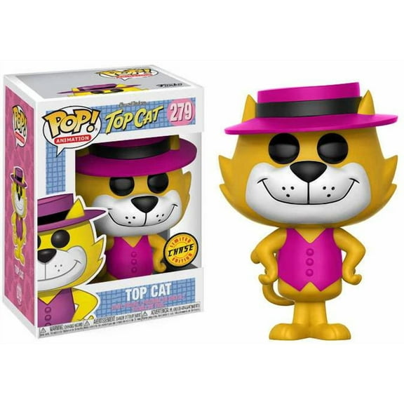 Hanna-Barbera Funko POP! Animation Top Cat Vinyl Figure [Pink Hat Chase Version]