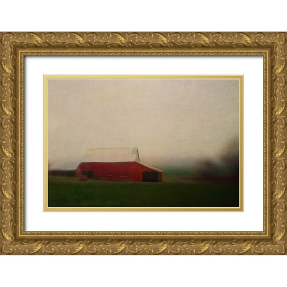 Hanna, Dawn D. 32x23 Gold Ornate Wood Framed with Double Matting Museum Art Print Titled - Middleburg