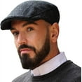thumbnail image 1 of Hanna Hats Donegal Touring Flat Cap 100% Wool Tweed Men's Driving Cap Made in Ireland, 1 of 3
