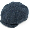 thumbnail image 1 of Hanna Hats JP Cap Men's Donegal 100% Irish Wool Tweed Newsboy Irish Flat Hat Made in Ireland, 1 of 4