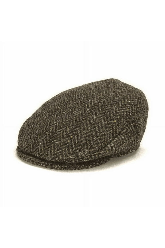 Men's Donegal Tweed 100% Wool Vinatge Irish Driving Flat Cap Handcrafted in Ireland