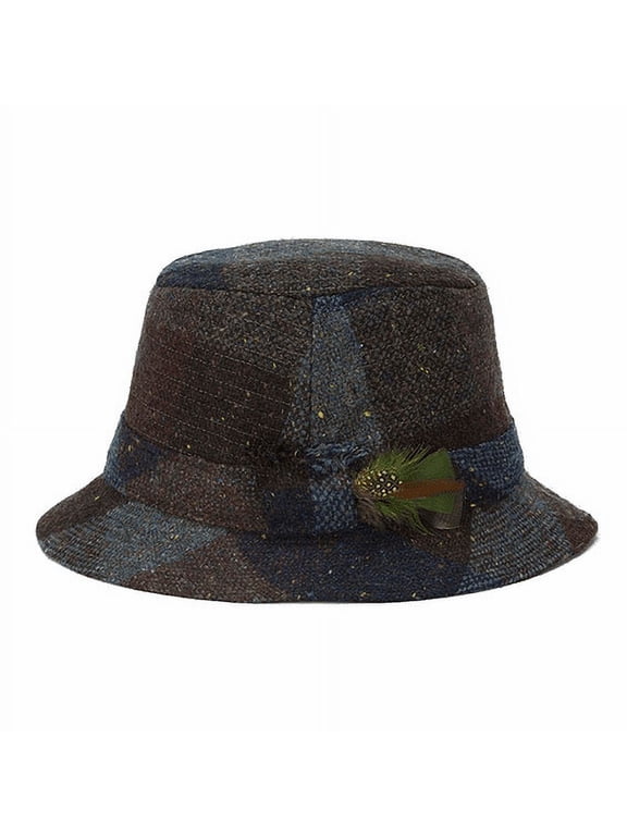 of Donegal Tweed 100% Wool Walking Hat Made in Ireland