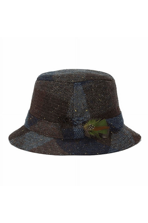 of Donegal Tweed 100% Wool Walking Hat Made in Ireland