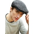 thumbnail image 1 of Hanna Hats of Donegal Vintage Flat Cap 100% Wool Tweed Men's Irish Hat Handcrafted in Ireland, 1 of 4