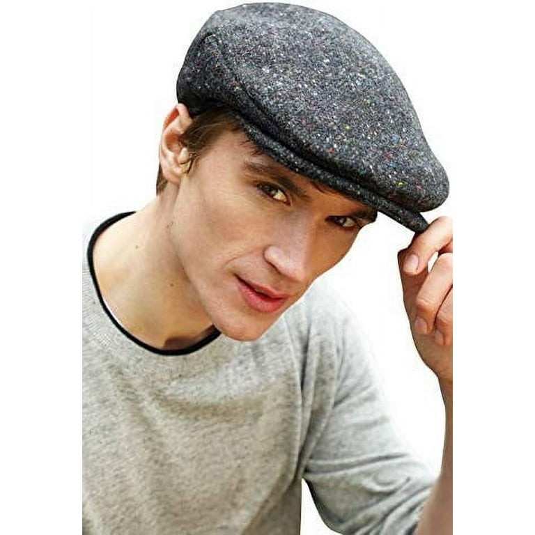 Hanna Hats of Donegal Vintage Flat Cap 100 Wool Tweed Men s Irish Hat Handcrafted in Ireland