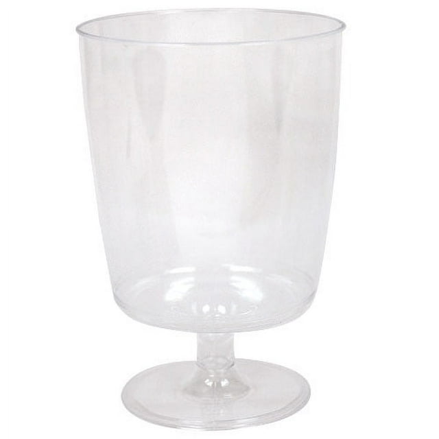 Hanna K Buffet Footed Wine Glasses, 8 Oz, Clear, 10 Ct