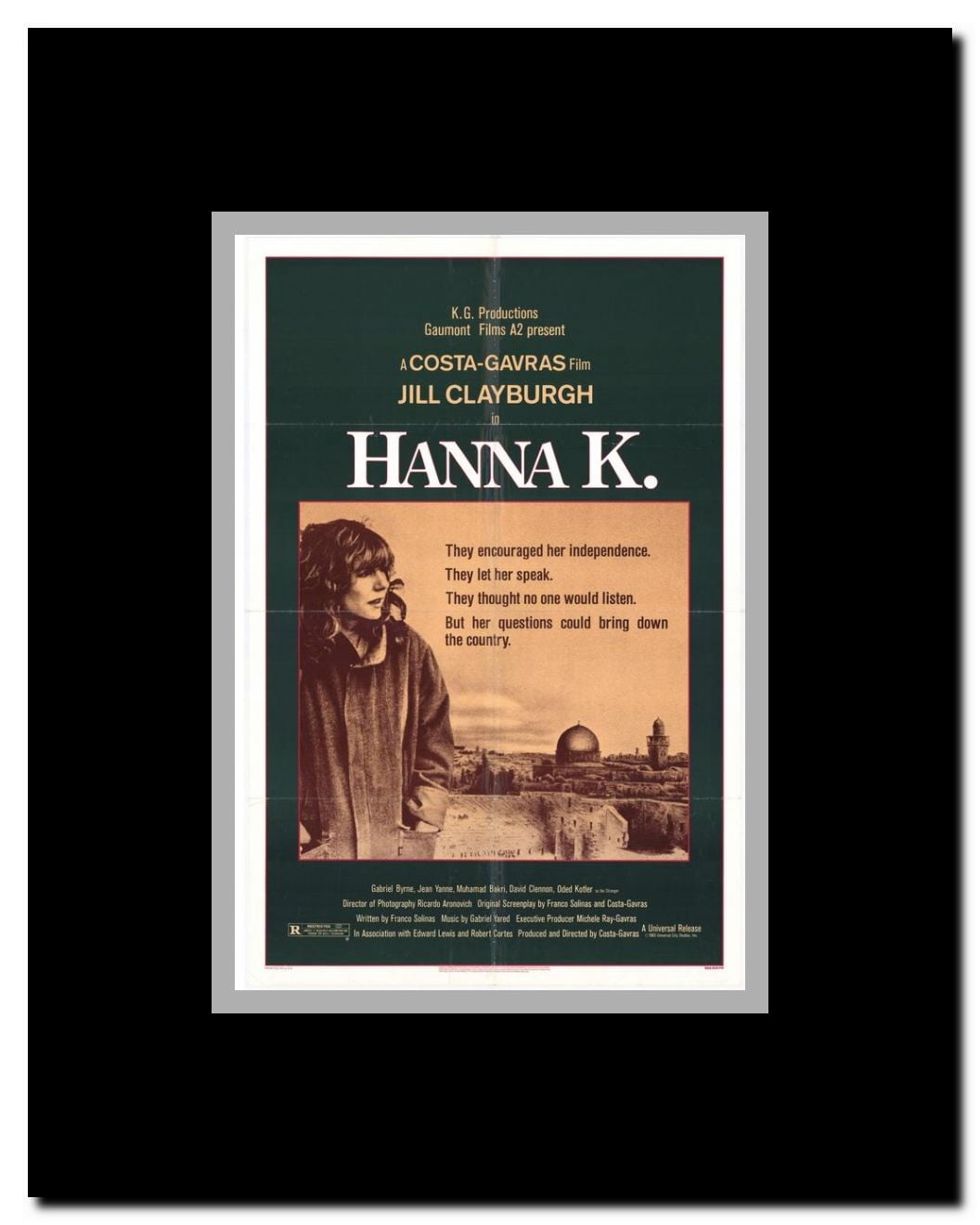 Hanna K. Framed Movie Poster