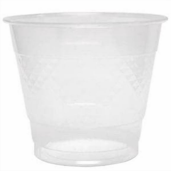 Hanna K. Signature Plastic Cup Extra Heavy Clear 9 oz HS