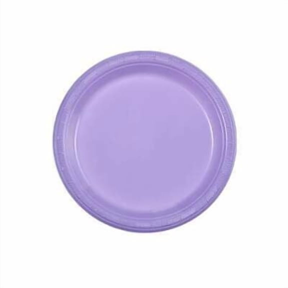 Hanna K. Signature Reusable Plastic Plates Hydrangea 7" For All Parties 50Ct