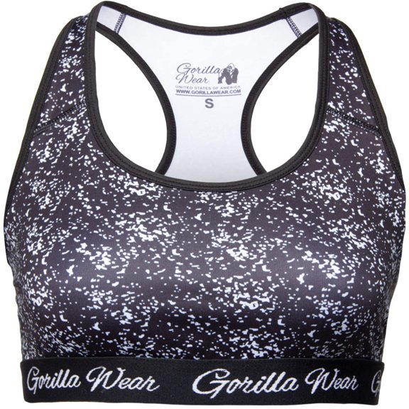 Hanna Sports Bra - Black/White