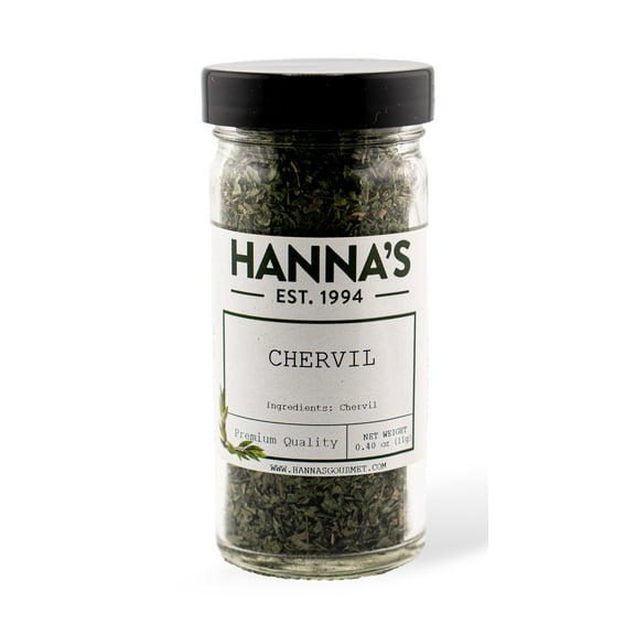 Hanna's Chervil, 4 fl oz Glass Jar
