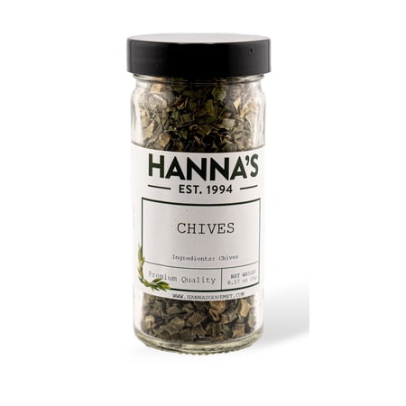 Hanna's Chives, 4 fl oz Glass Jar