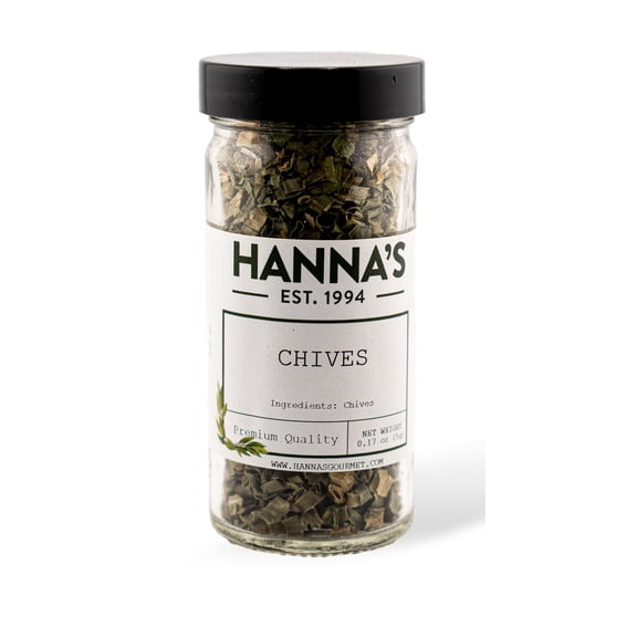 Hanna's Chives, 4 fl oz Glass Jar