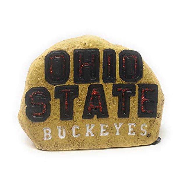Hanna's Handiworks NCAA Ohio State Buckeyes Team Red Logo Faux Rock