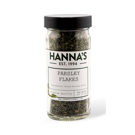 Hanna's Parsley Flakes, 4 fl oz Glass Jar