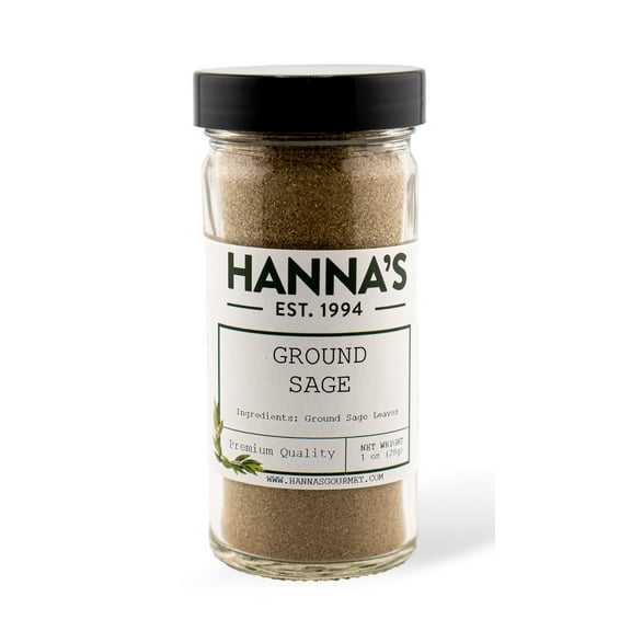 Hanna's Sage Ground, 4 fl oz Glass Jar