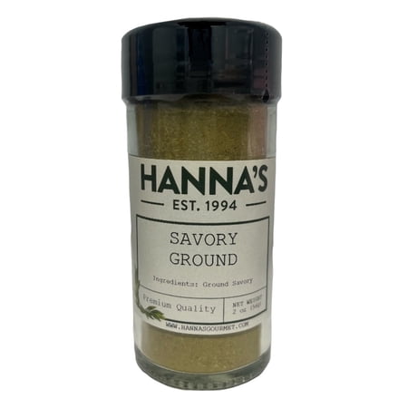 Hanna's Savory Ground, 4 fl oz Glass Jar