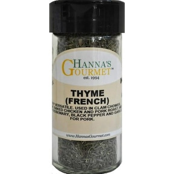 Hanna's Thyme French, 4 fl oz Glass Jar