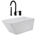 thumbnail image 1 of Hannah 59 Inch Acrylic Contemporary Freestanding Bathtub Package, 1 of 2